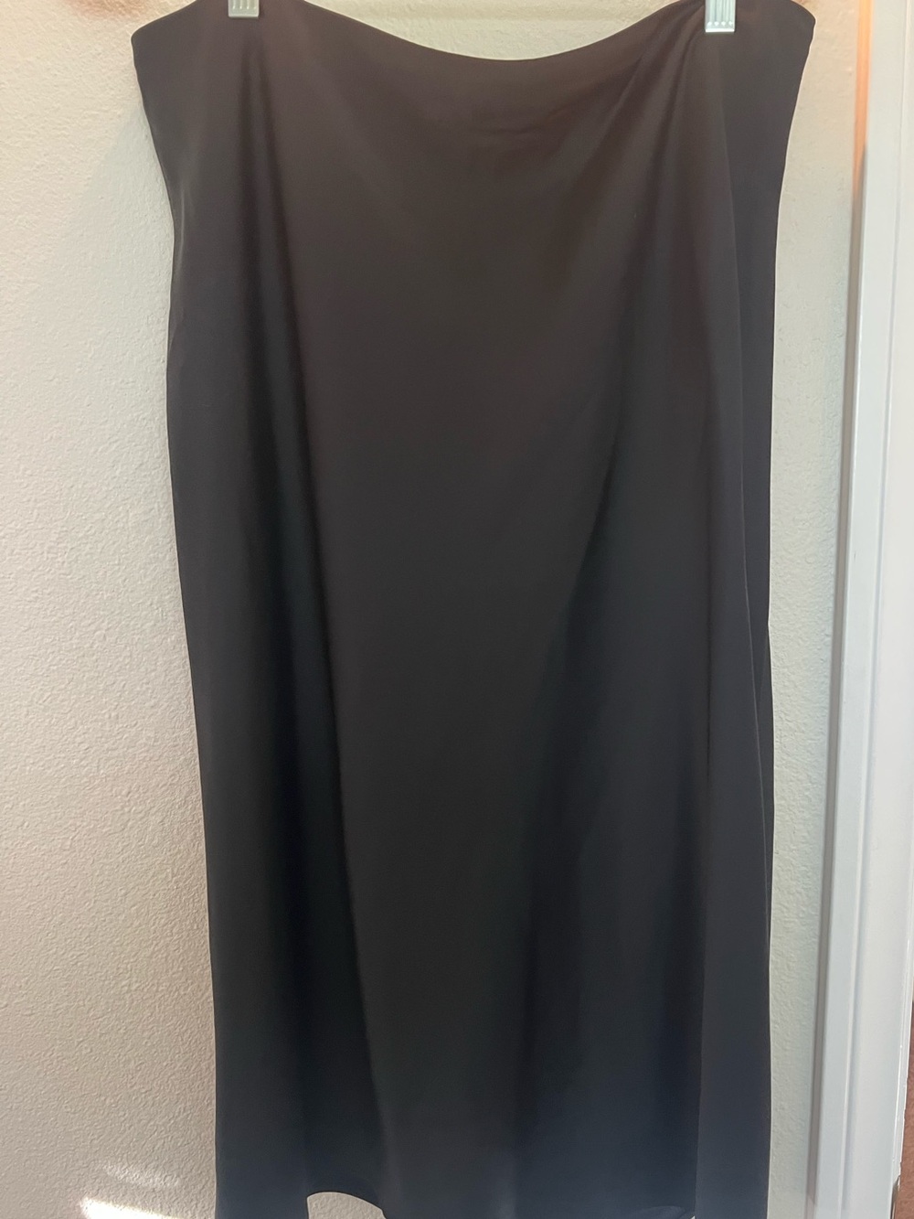 J. Crew Black Slip Skirt